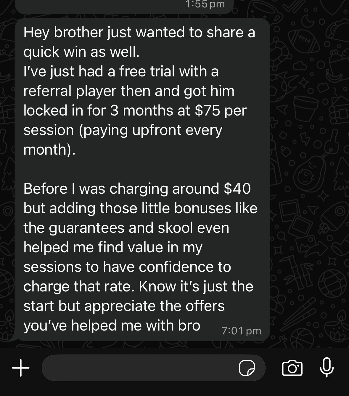 Guarantee worked, paid in full