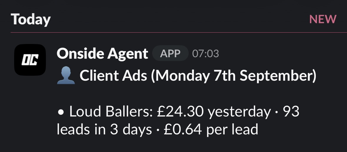 93 leads in 3 days