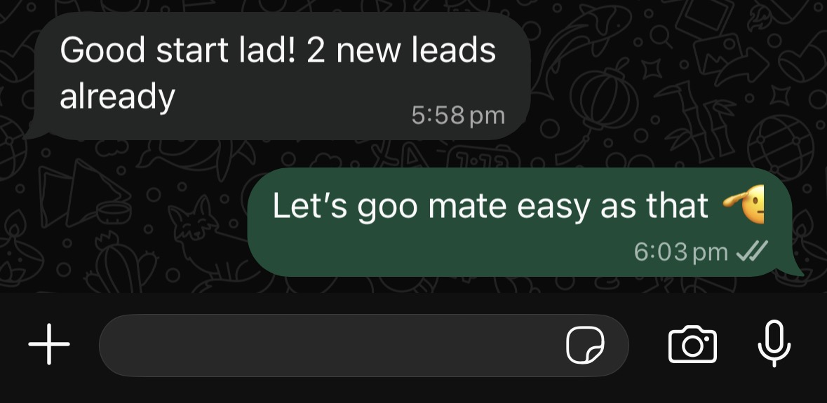 2 leads for high ticket offer in 4hrs